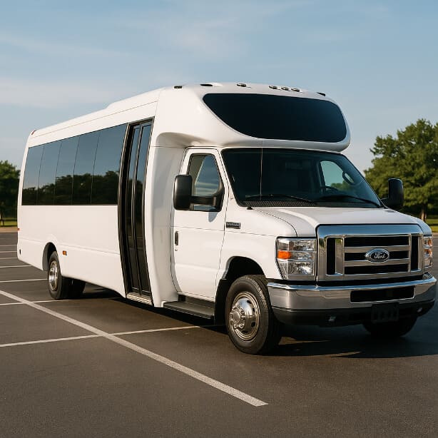 Round Rock Shuttle Bus Rentals 20 Passenger Shuttle Bus